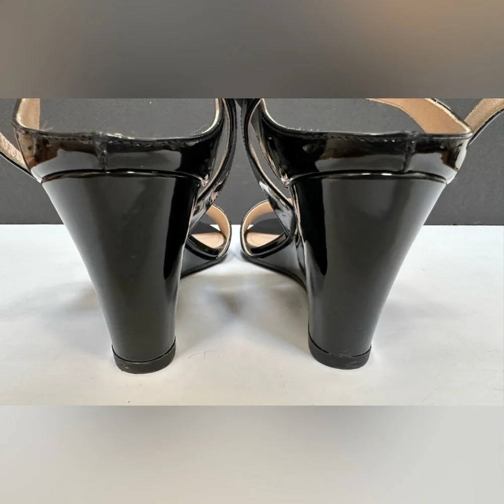 Prada Patent Leather Wedge Sandal size 38 - Picture 4 of 6